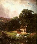 Albert Bierstadt The Old Mill oil painting